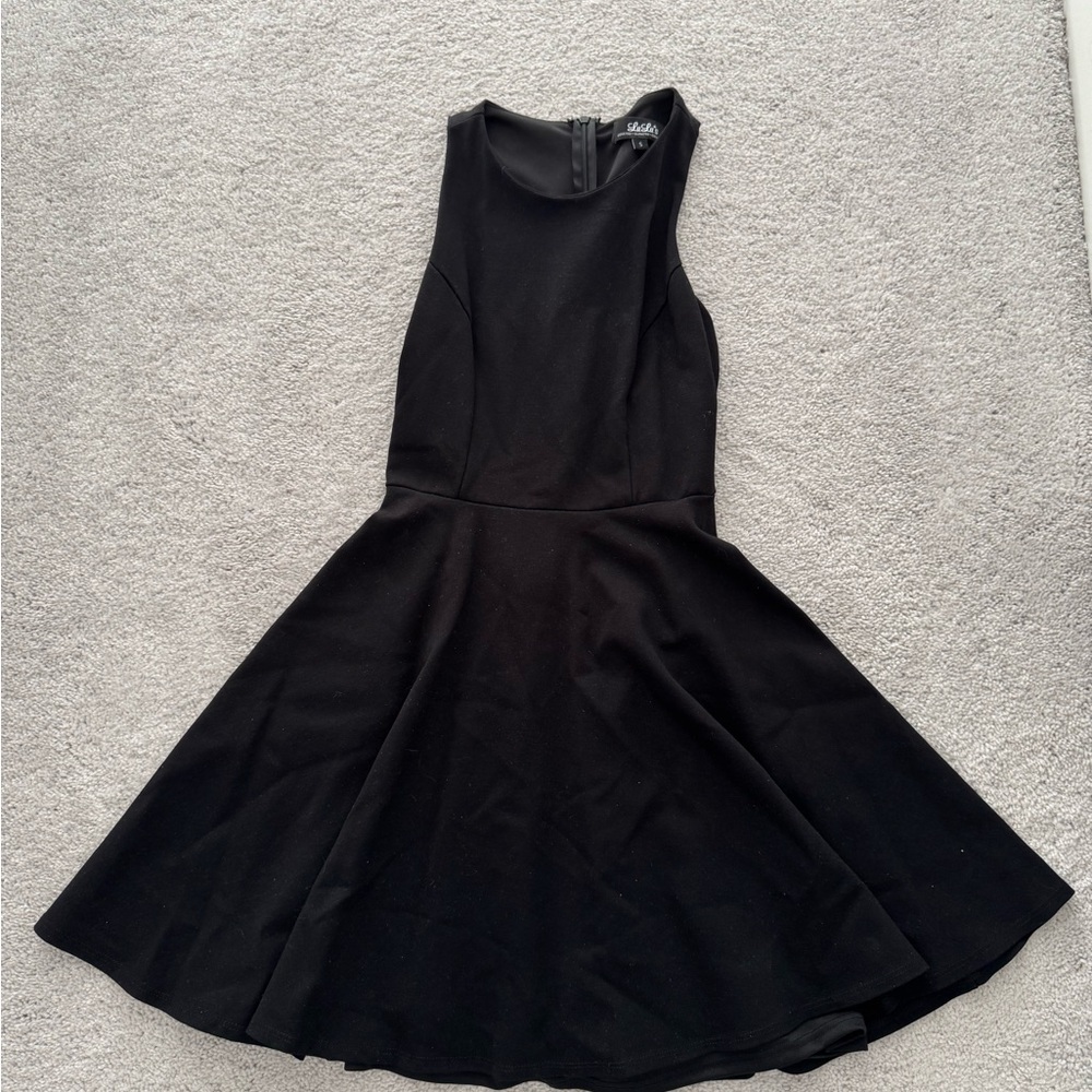 Lulu's Black Sleeveless Mini Dress